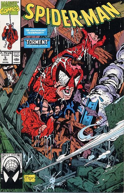 Spider-Man 1990 #5 Direct ed. - back issue - $5.00
