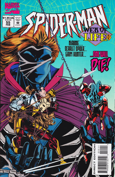 Spider-Man 1990 #55 Direct Edition - back issue - $3.00