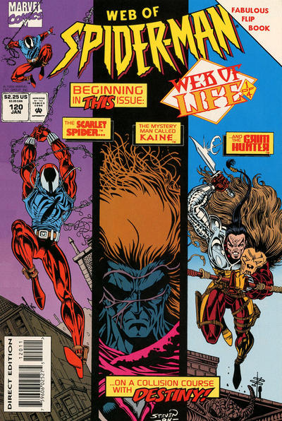 Web of Spider-Man 1985 #120 Direct Edition - back issue - $5.00