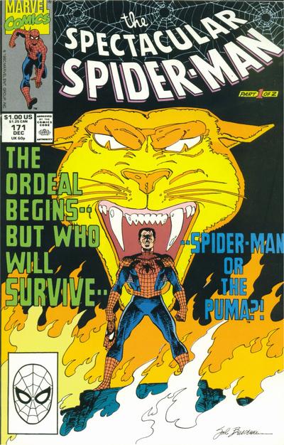 The Spectacular Spider-Man 1976 #171 Direct ed. - back issue - $3.00