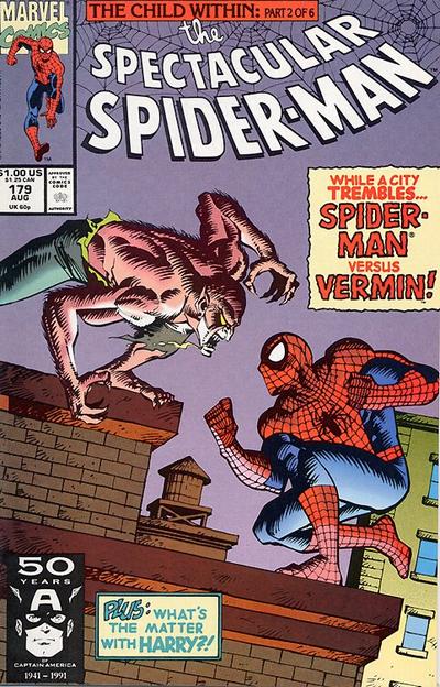The Spectacular Spider-Man 1976 #179 Direct ed. - back issue - $2.00