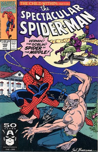 The Spectacular Spider-Man 1976 #182 Direct ed. - back issue - $3.00