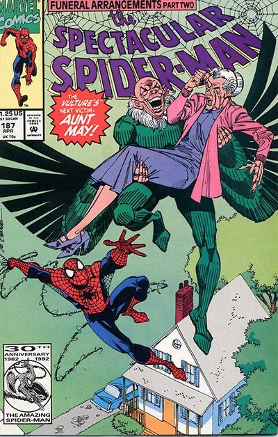 The Spectacular Spider-Man 1976 #187 Direct ed. - back issue - $5.00
