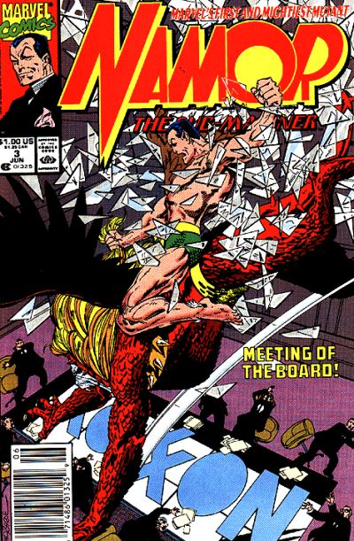 Namor, the Sub-Mariner 1990 #3 Newsstand ed. - back issue - $3.00