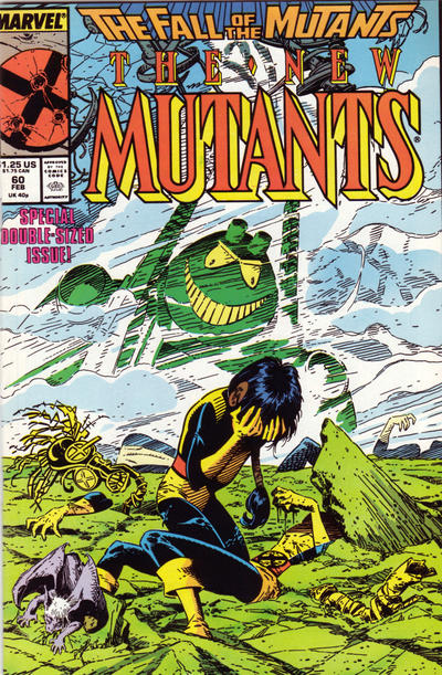 The New Mutants 1983 #60 Direct ed. - back issue - $3.00