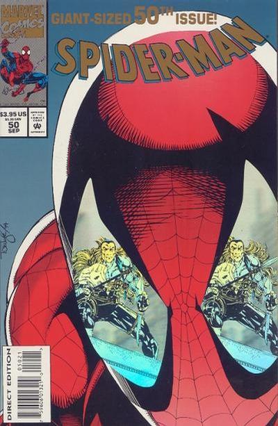 Spider-Man 1990 #50 Direct Edition - Deluxe - Hologram - No Condition Defined - $5.00