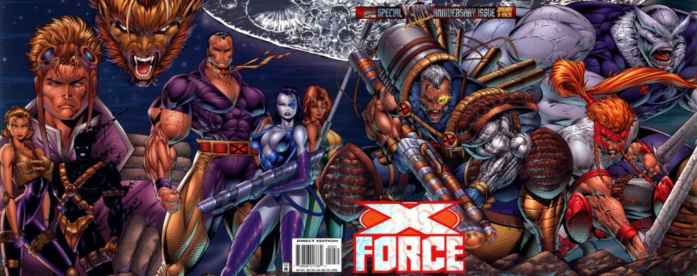X-Force 1991 #50 Liefeld Foil-Enhanced Cover - back issue - $4.00