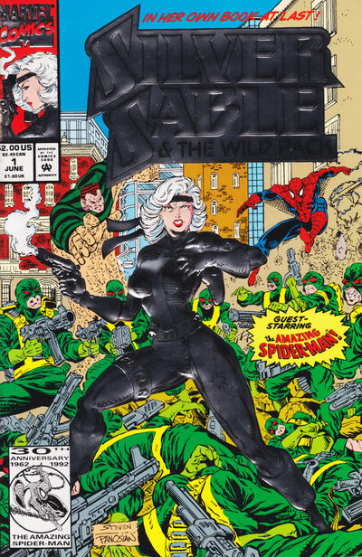Silver Sable and the Wild Pack 1992 #1 Direct ed. - back issue - $3.00