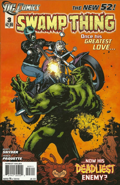 Swamp Thing 2011 #3 Direct Sales - back issue - $3.00