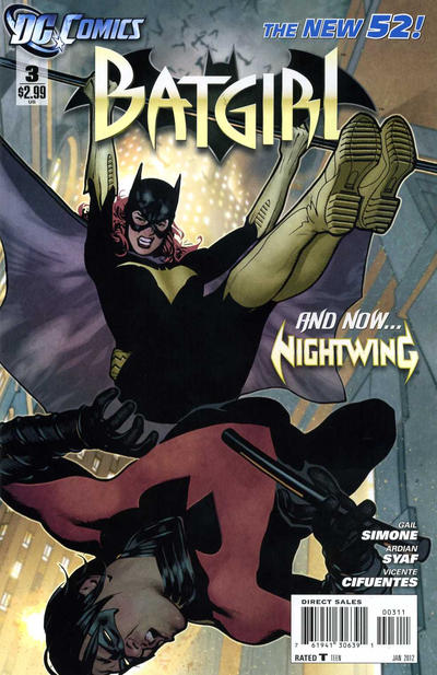 Batgirl 2011 #3 Direct Sales - back issue - $4.00