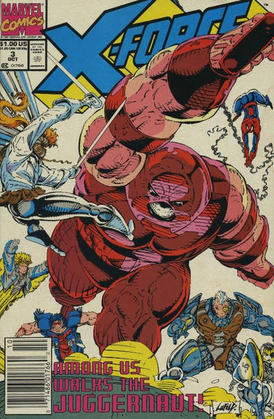 X-Force 1991 #3 Newsstand ed. - back issue - $3.00