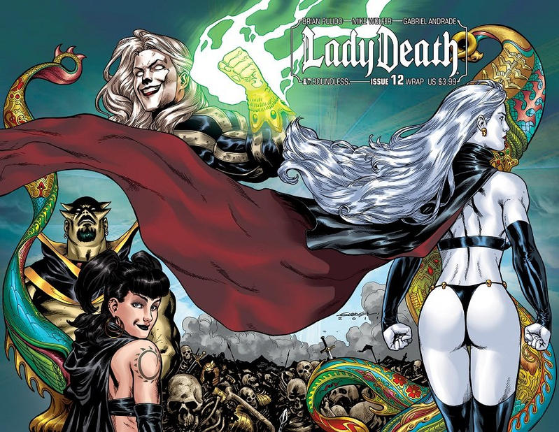 Lady Death 2010 #12 Wraparound variant - back issue - $5.00