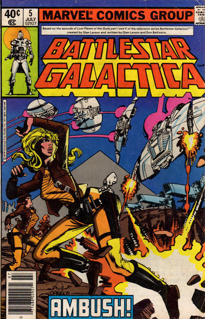 Battlestar Galactica 1979 #5 Newsstand ed. - back issue - $6.00