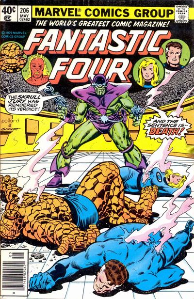 Fantastic Four 1961 #206 Newsstand ed. - back issue - $5.00