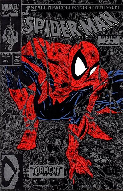 Spider-Man 1990 #1 Direct - Silver Edition - back issue - $10.00