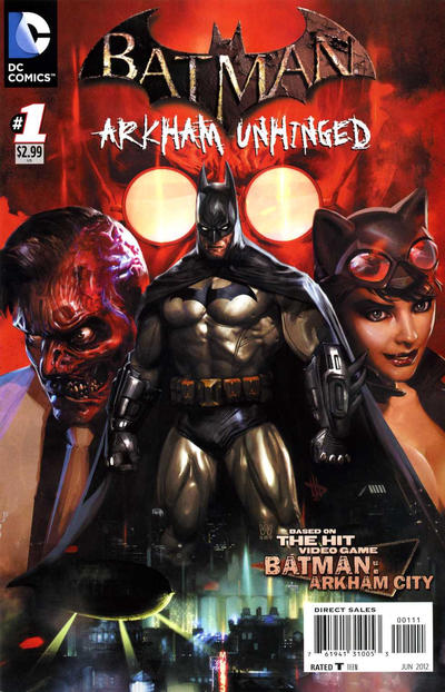 Batman: Arkham Unhinged 2012 #1 - back issue - $10.00