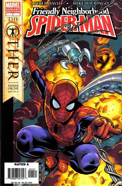 Friendly Neighborhood Spider-Man 2005 #1 Variant Edition - Second Printing - Mike Wieringo Cover - back issue - $3.00