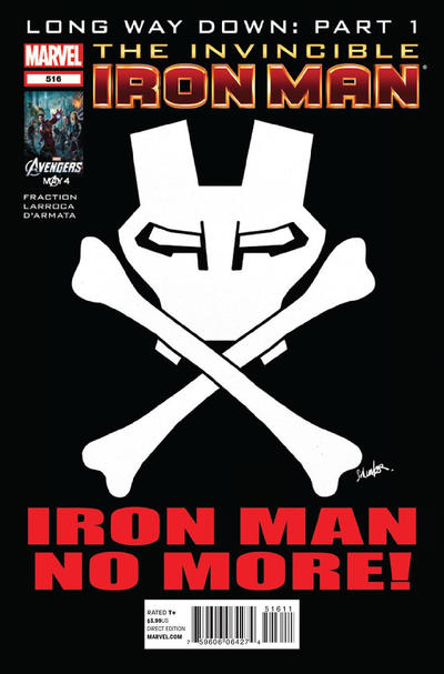 Invincible Iron Man 2008 #516 - back issue - $4.00