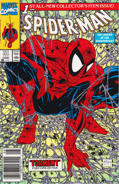 Spider-Man 1990 #1 Newsstand ed. - back issue - $5.00