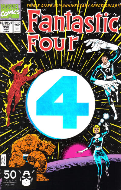 Fantastic Four 1961 #358 Direct ed. - back issue - $3.00