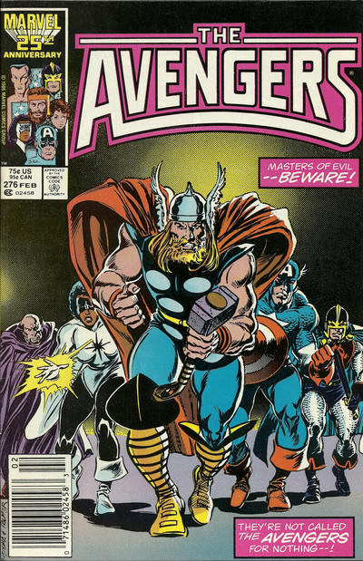 The Avengers 1963 #276 Newsstand ed. - back issue - $3.00