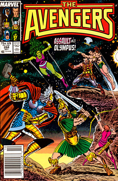 The Avengers 1963 #284 Newsstand ed. - back issue - $3.00