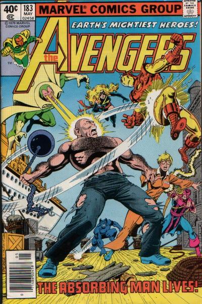 The Avengers 1963 #183 Newsstand ed. - back issue - $5.00