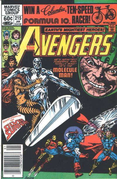 The Avengers 1963 #215 Newsstand ed. - back issue - $5.00