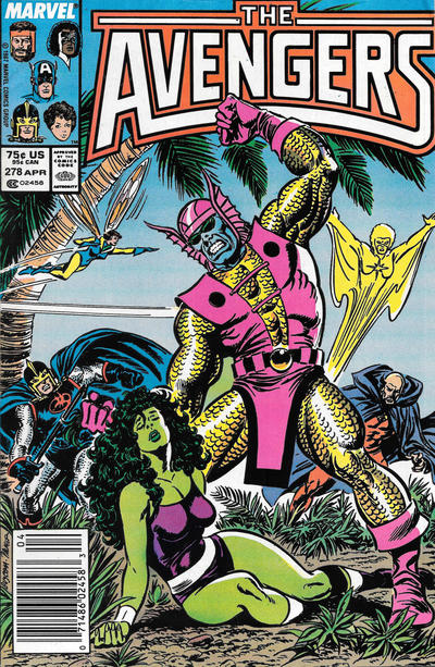 The Avengers 1963 #278 Newsstand ed. - back issue - $3.00
