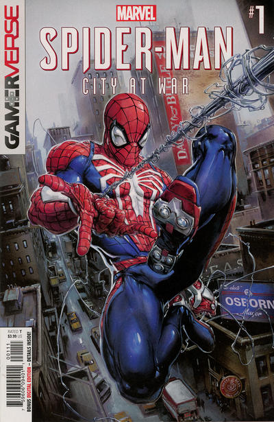 Marvel's Spider-Man: City at War 2019 #1 Clayton Crain Cover - back issue - $4.00