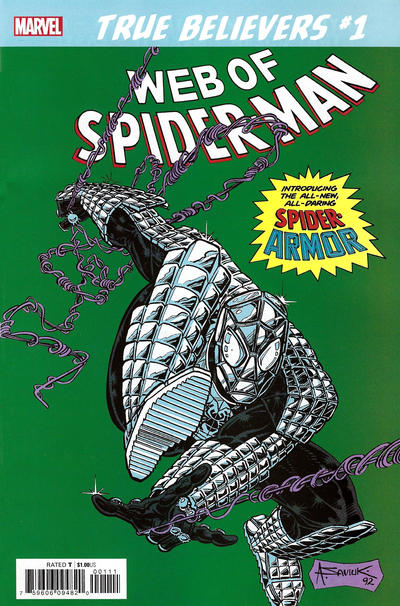True Believers: Spider-Man - Spider-Armor 2019 #1 - back issue - $5.00