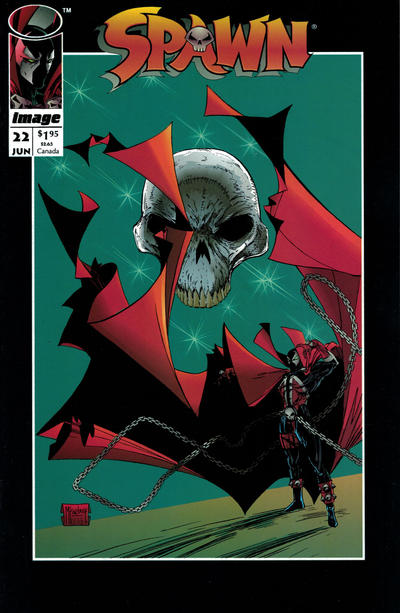 Spawn 1992 #22 Direct ed. - back issue - $5.00