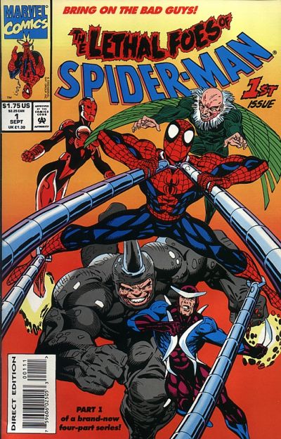 Lethal Foes of Spider-Man 1993 #1 Direct Edition - back issue - $3.00