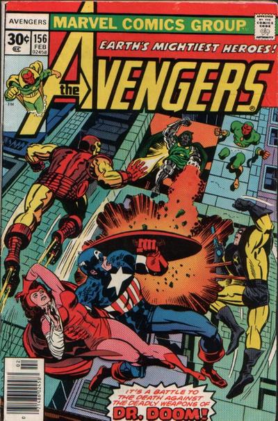The Avengers 1963 #156 Regular Edition - back issue - $5.00