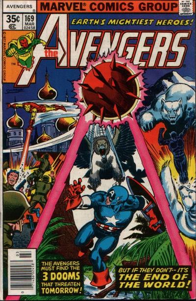 The Avengers 1963 #169 Regular Edition - back issue - $5.00
