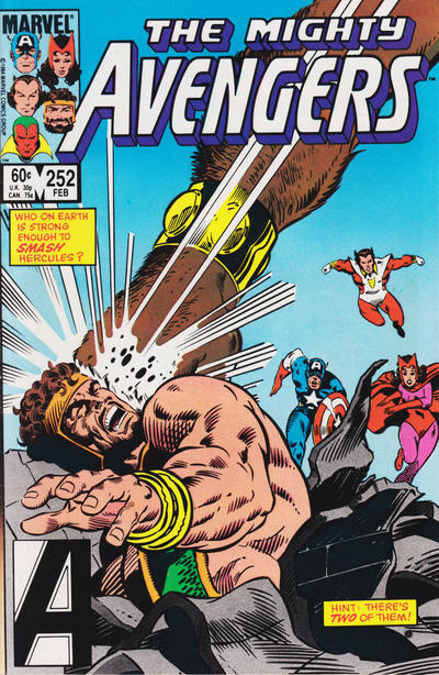 The Avengers 1963 #252 Direct ed. - back issue - $5.00