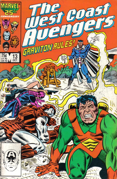 West Coast Avengers 1985 #13 Direct ed. - back issue - $3.00