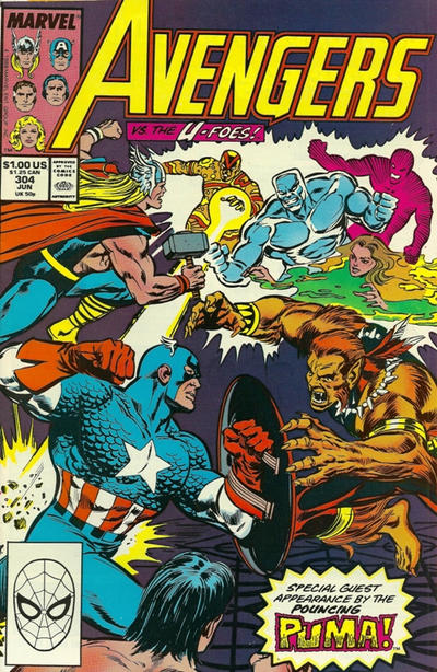 The Avengers 1963 #304 Direct ed. - back issue - $3.00