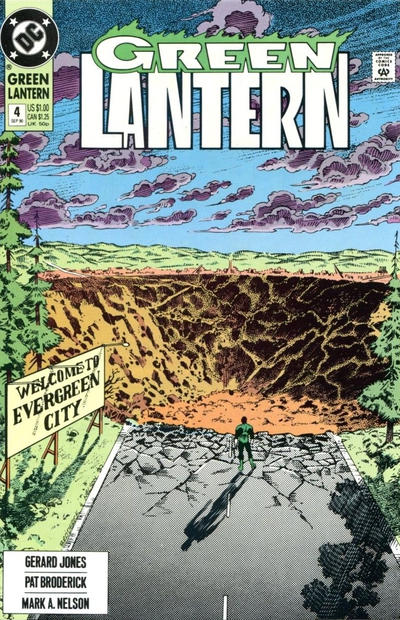 Green Lantern 1990 #4 Direct ed. - back issue - $3.00