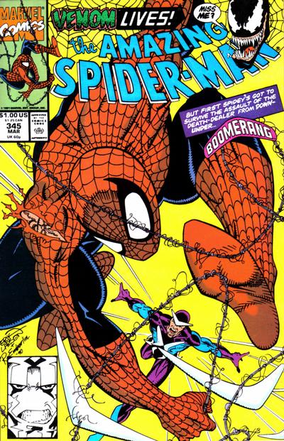 The Amazing Spider-Man 1963 #345 Direct ed. - back issue - $8.00