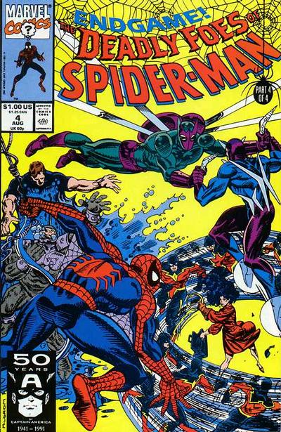 Deadly Foes of Spider-Man 1991 #4 Direct ed. - back issue - $3.00