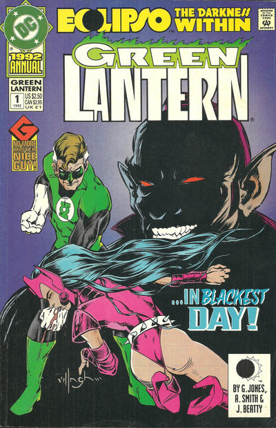 Green Lantern Annual 1992 #1 Direct ed. - back issue - $3.00