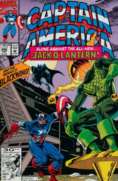 Captain America 1968 #396 Direct ed. - back issue - $7.00