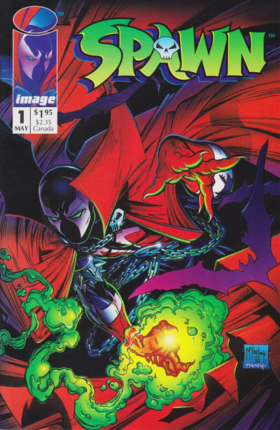 Spawn 1992 #1 Direct ed. - back issue - $15.00