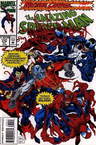 The Amazing Spider-Man 1963 #379 Direct Edition - back issue - $4.00