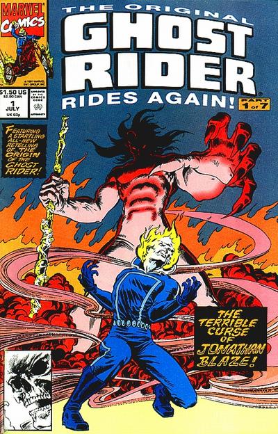 The Original Ghost Rider Rides Again 1991 #1 Direct ed. - back issue - $3.00
