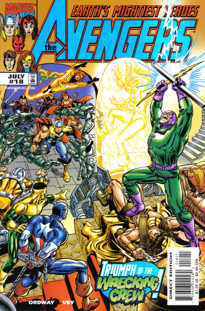 Avengers 1998 #18 Direct Edition - back issue - $3.00