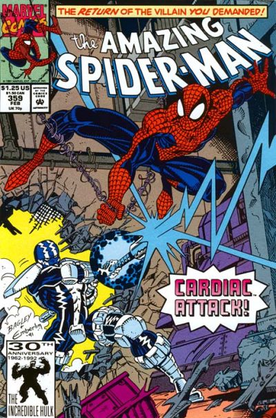 The Amazing Spider-Man 1963 #359 Direct ed. - No Condition Defined - $15.00