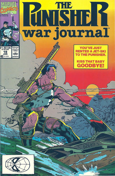 The Punisher War Journal 1988 #19 Direct ed. - back issue - $3.00